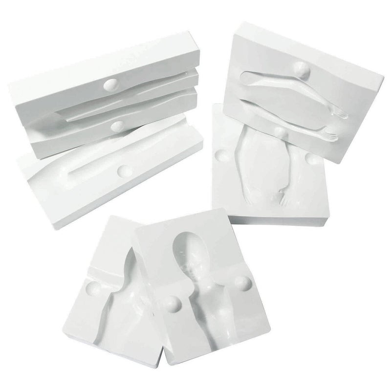 PME People Mold for Cake Decorating, Set of 4, Standard, White - Image 3